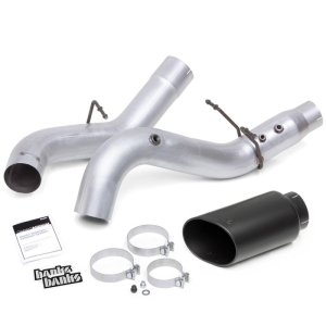 GMC Sierra 3500 HD Performance Exhaust - Banks Power - Monster Exhaust System Cerakote Black SideKick Tip - Black - `20-`21 GMC Sierra 3500 HD Performance Exhaust - Banks Power - Monster Exhaust System Cerakote Black SideKick Tip - Black - `20-`21